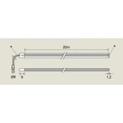 Ruban LED 20 m 200W 24V 3000-4000K - Moove 4 L&S LIGHT
