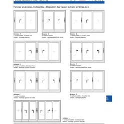 Sachet profil de guidage P739 - ferrures coulissantes levantes GU 937 FERCO