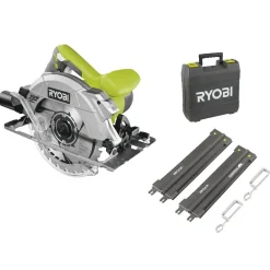 Scie circulaire 1600W - Ø190 mm + rail de guidage et coffret - RCS1600-KSR RYOBI