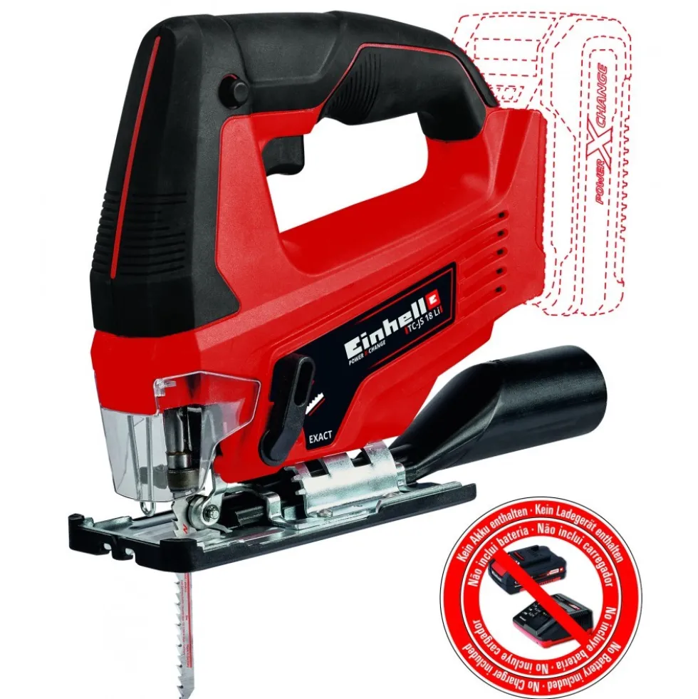 Scie sauteuse pendulaire sans fil TC-JS 18 Li - Solo EINHELL