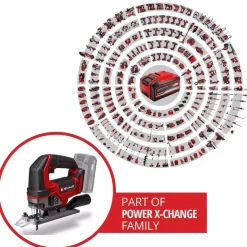 Scie sauteuse sans fil TE-JS 18/100 Li - Solo - Power X-Change EINHELL
