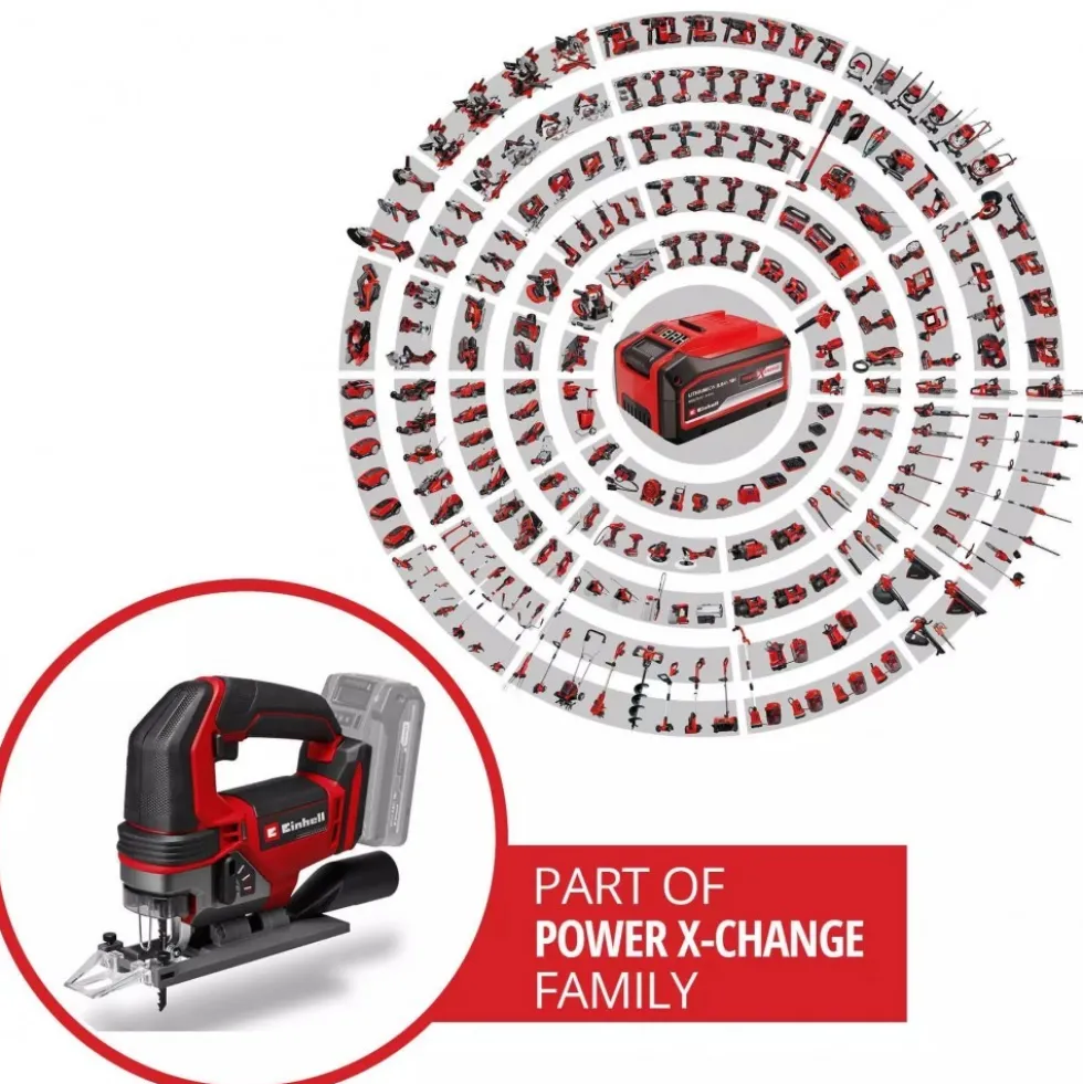 Scie sauteuse sans fil TE-JS 18/100 Li - Solo - Power X-Change EINHELL