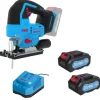 Scie sauteuse sans fil 20V - course 26 mm + 2 batteries 4Ah - FCJS1001-2B1C LEMAN