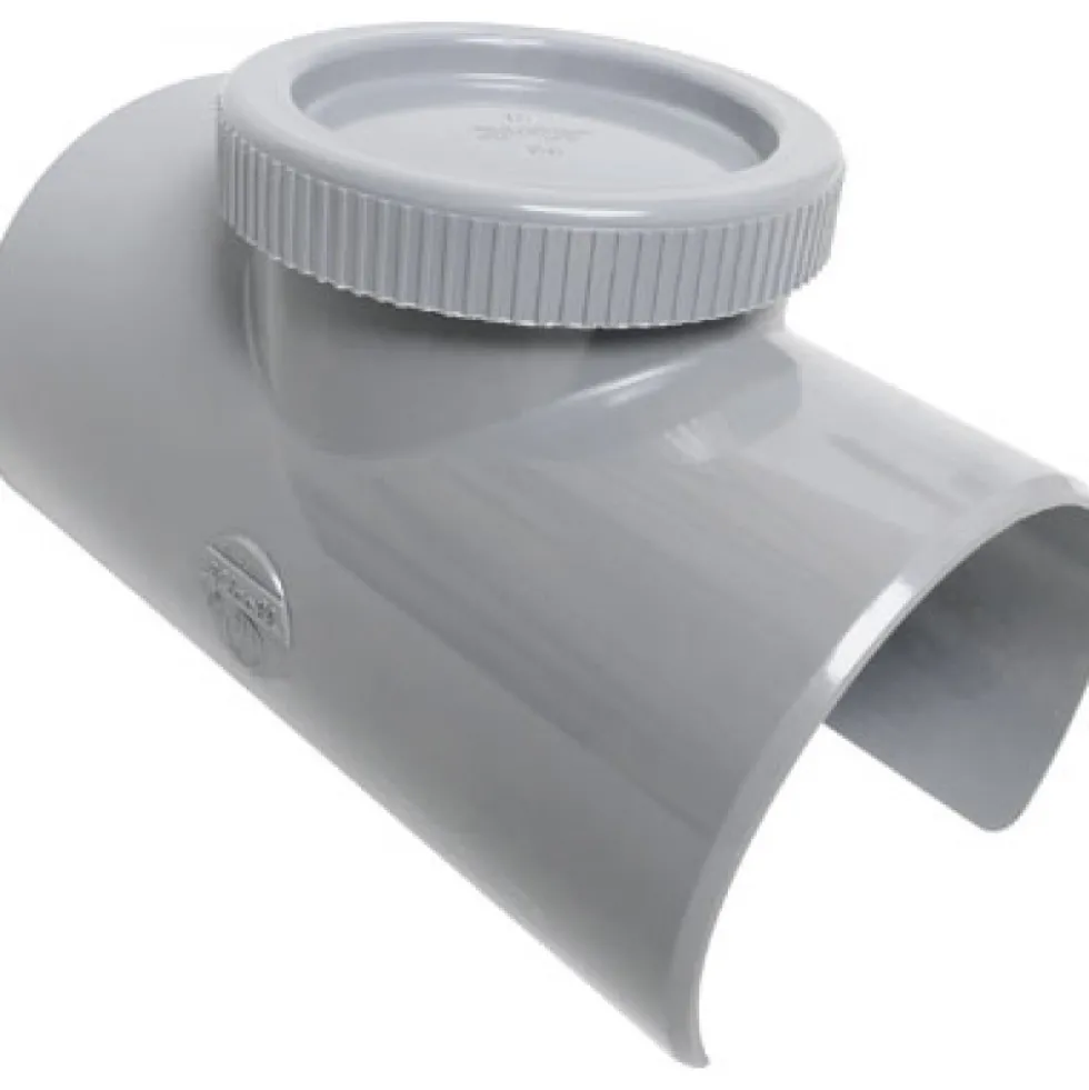 Selle pvc avec bouchon de visite NICOLL
