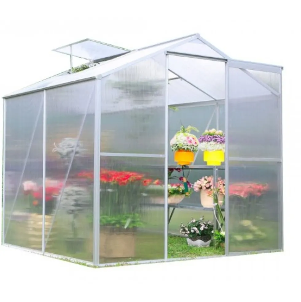 Serre de jardin - 1,90 x 1,30 m - 2,5 m2 HABRITA