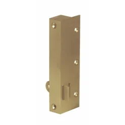 Serrure à clé à vis - pour gâche électrique 12 – bronze – S12 MÉTALUX