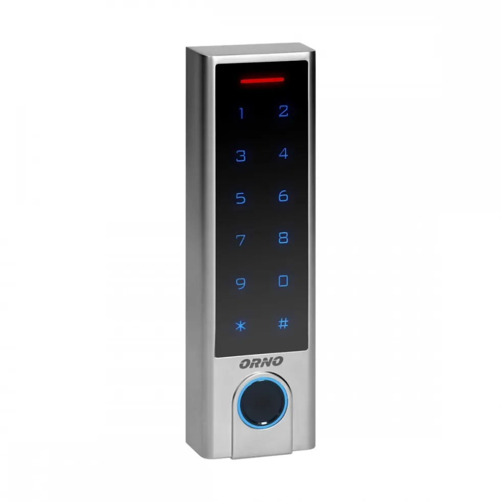 Serrure à code avec lecteur de carte et empreinte digitale + Bluetooth SYNERCIA