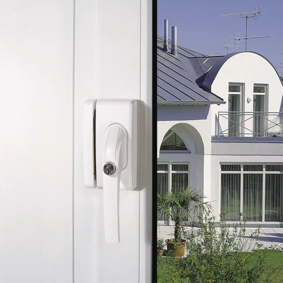 Serrure de fenêtre avec poignée - FO400 - Blanc Varie ABUS