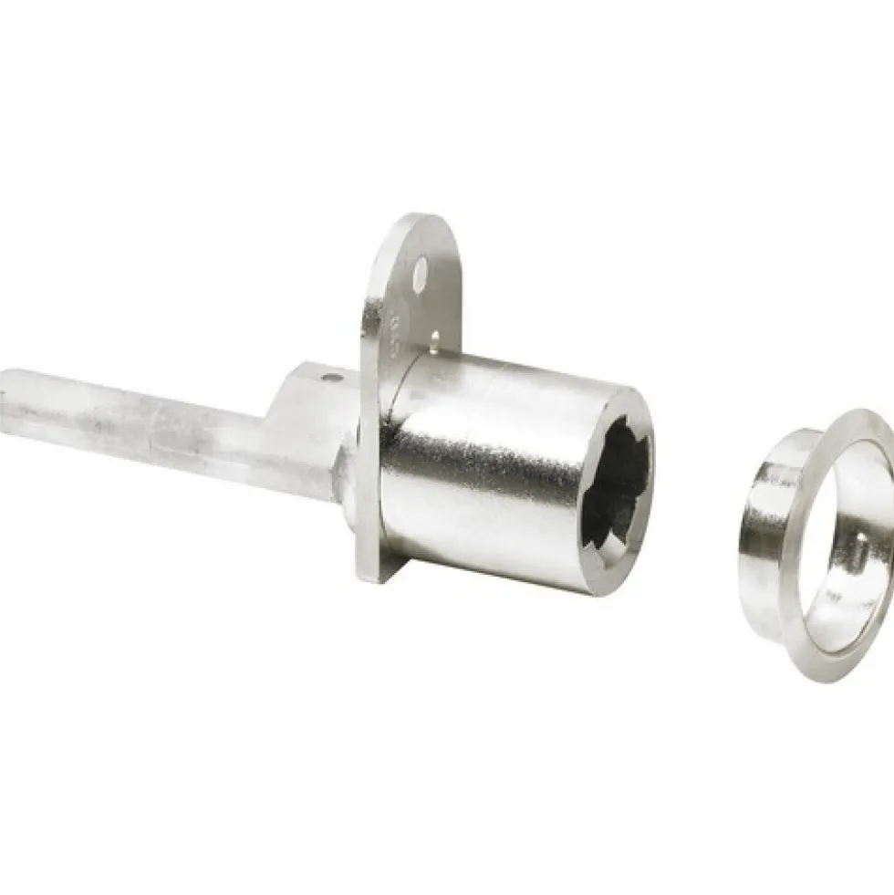 Serrure de meuble à levier avec rosette pour cylindre Z23 HETTICH