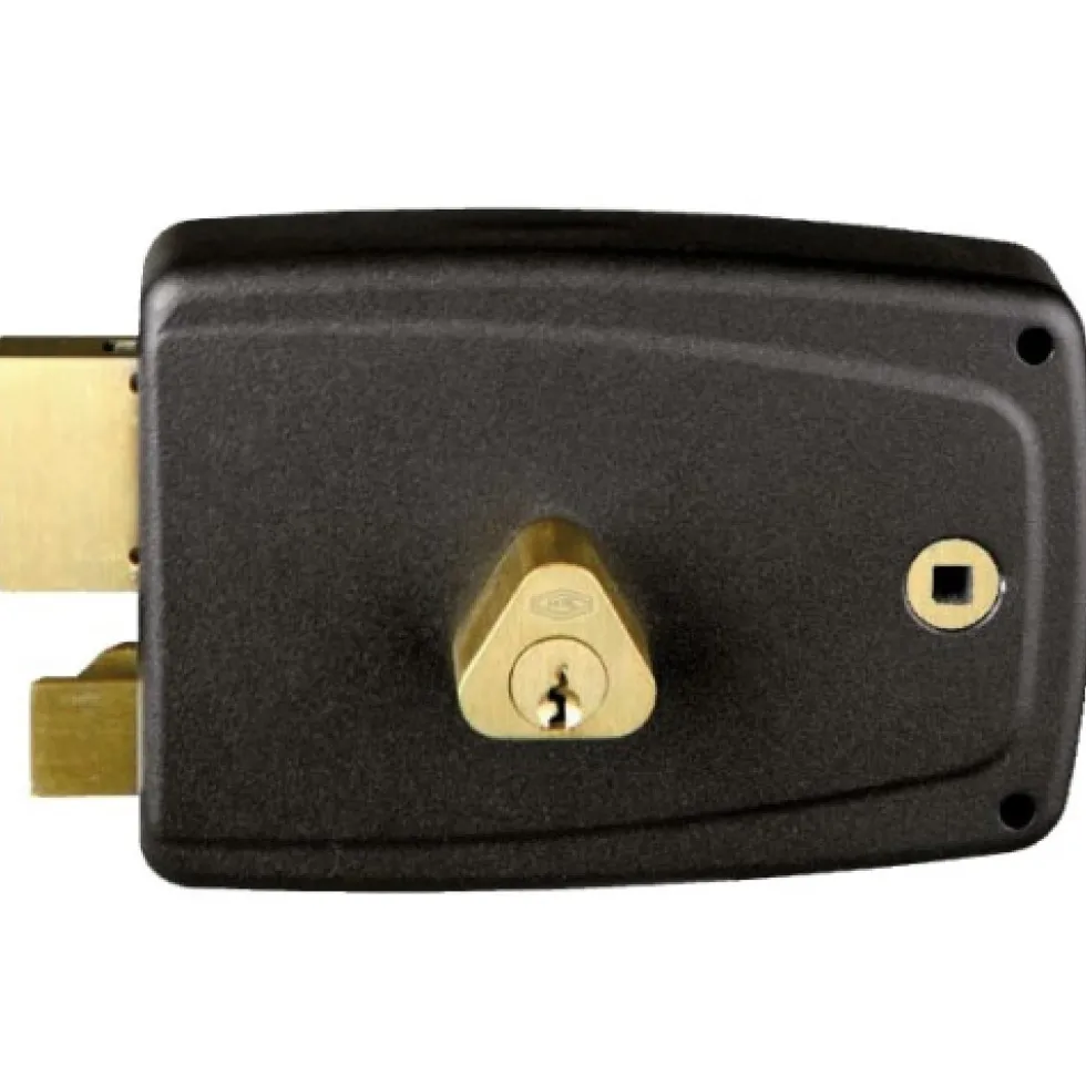 Serrure en applique horizontale - cylindre rond - Match JPM