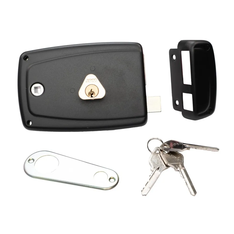 Serrure en applique horizontale - cylindre rond - Match JPM