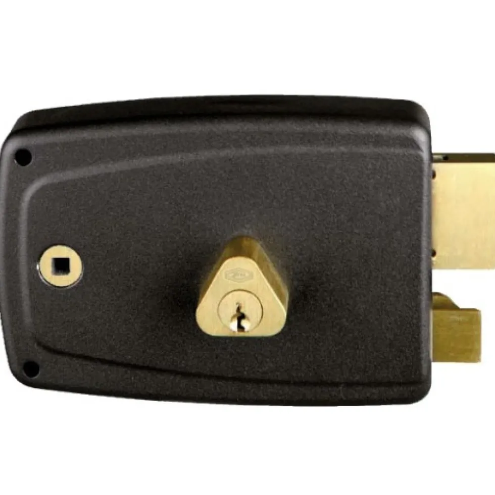 Serrure en applique horizontale - cylindre rond - Match JPM