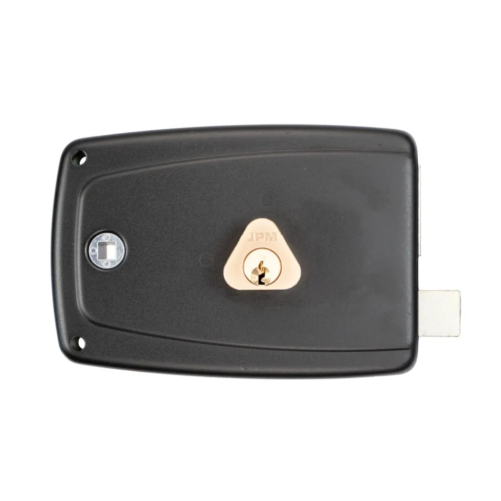 Serrure en applique horizontale - cylindre rond - Match JPM