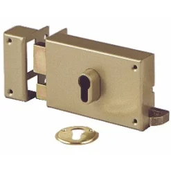 Serrure en applique horizontale à tirage - cylindre européen - 7415 VACHETTE