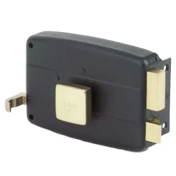 Serrure en applique horizontale - à tirage et bouton intérieur - Match JPM