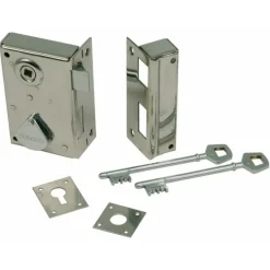 Serrure en applique verticale - inox - clefs à 4 gorges - 219 DEVISMES