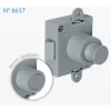 Serrure espagnolette pêne demi-tour Push Lock - axe 25 mm - réversible JUNIE