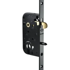 Serrure à larder - Multibat - clé I - à mentonnet - pour porte coulissante JPM