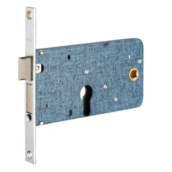 Serrure à larder pour bungalow - axe à 67 mm - pour cylindre FTH THIRARD