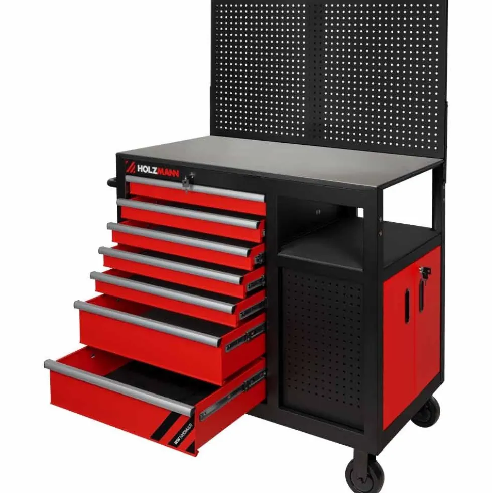 Servante d'atelier 7 tiroirs - charge max 350 kg - WW1000MULTI HOLZMANN