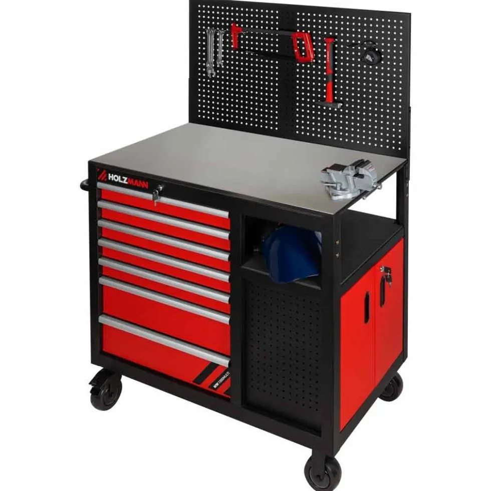 Servante d'atelier 7 tiroirs - charge max 350 kg - WW1000MULTI HOLZMANN