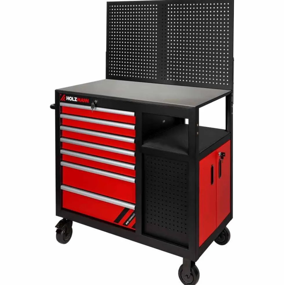 Servante d'atelier 7 tiroirs - charge max 350 kg - WW1000MULTI HOLZMANN