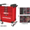Servante d'atelier ULTIMATE® - 5 tiroirs - 114 outils - rouge KS TOOLS
