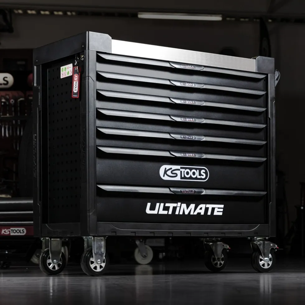 Servante d'atelier ULTIMATE® XL - 7 tiroirs - noire KS TOOLS