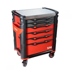 Servante 6 tiroirs - composition de 135 outils - 416-135MZ SAM OUTILLAGE