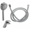 Set de douche avec pommeau anticalcaire 5 jets - Thor DISFLEX
