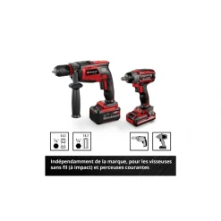 Set de 28 embouts résistants aux chocs S-Case EINHELL