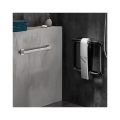 Siège de douche relevable à béquille automatique - anthracite - Arsis PELLET ASC