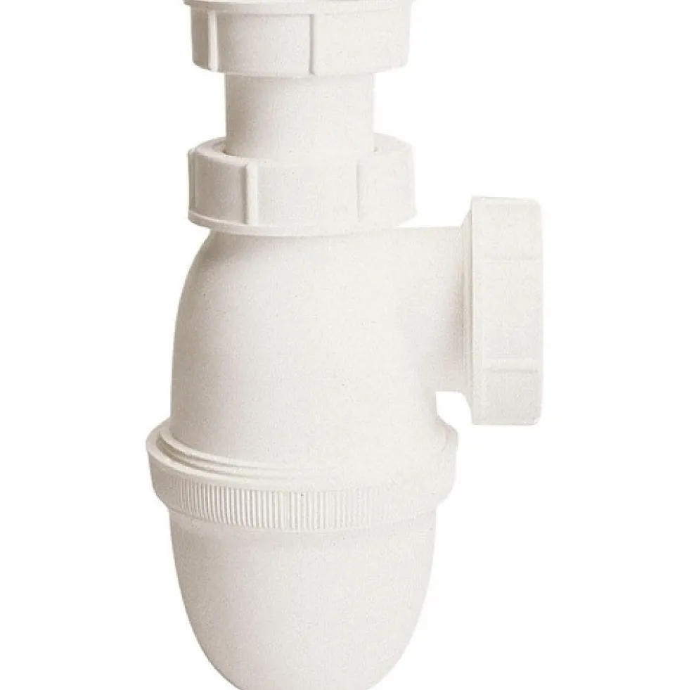 Siphon de lavabo en polypropylène - réglable en hauteur NICOLL