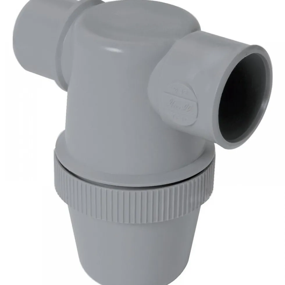 Siphon de parcours PVC horizontal à coller - diamètre 32 mm - YF1C NICOLL