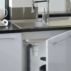 Siphon d'évier anti-vide intégré Neo Air System WIRQUIN PRO
