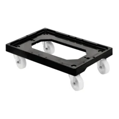 Socle 4 roues pour bacs et caisses 600x400 et 400x300mm - charge maxi 250kg GILAC