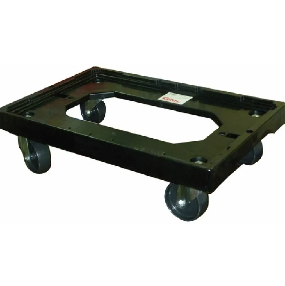 Socle 4 roues pour bacs et caisses 600x400 et 400x300mm - charge maxi 250kg GILAC
