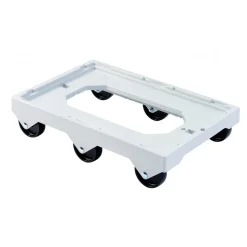 Socle rouleur - 6 roues - pour bacs et caisses GILAC