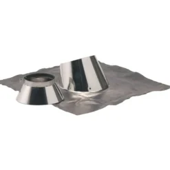 Solin pour conduit double paroi - inclinaison 5 à 30° - Opsinox TEN