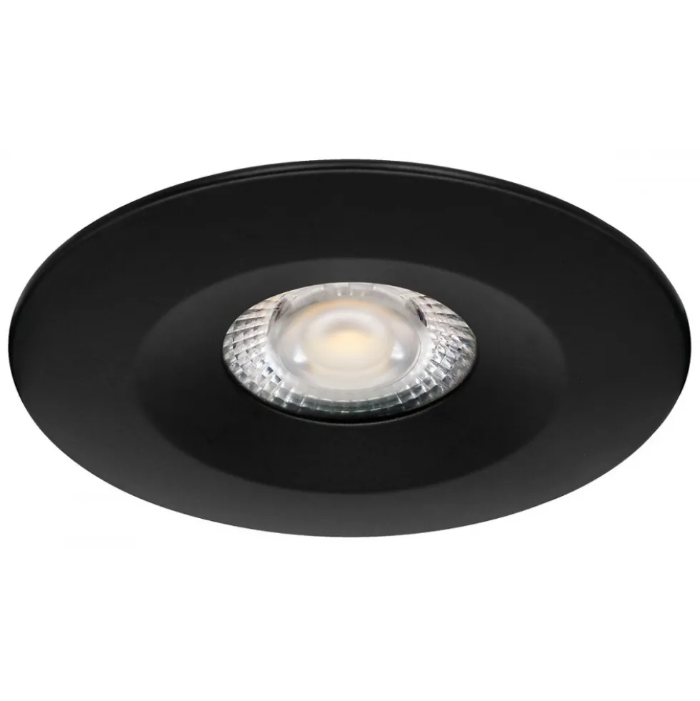 Spot encastré fixe recouvrable - 5W - dimmable - noir ou blanc - Aspen ARIC