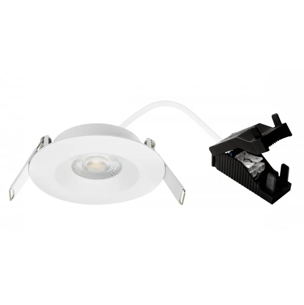 Spot encastré fixe recouvrable - 5W - dimmable - noir ou blanc - Aspen ARIC