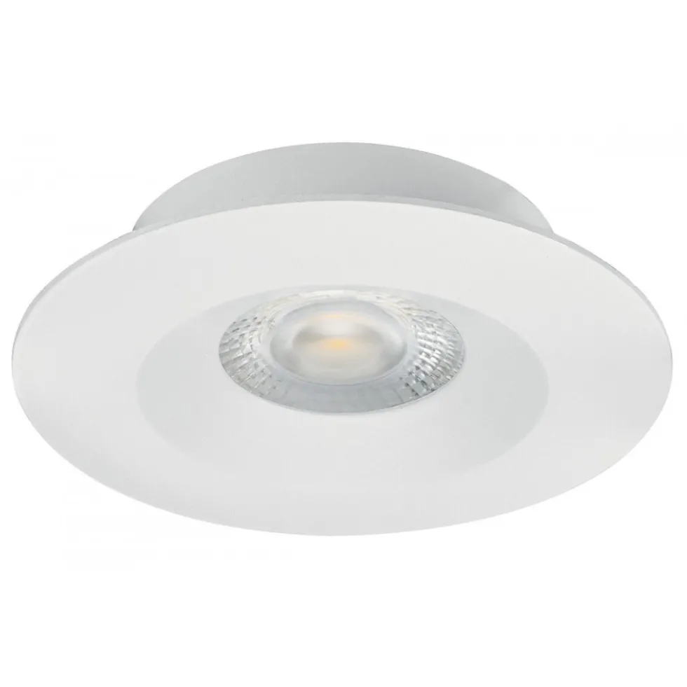 Spot encastré fixe recouvrable - 5W - dimmable - noir ou blanc - Aspen ARIC