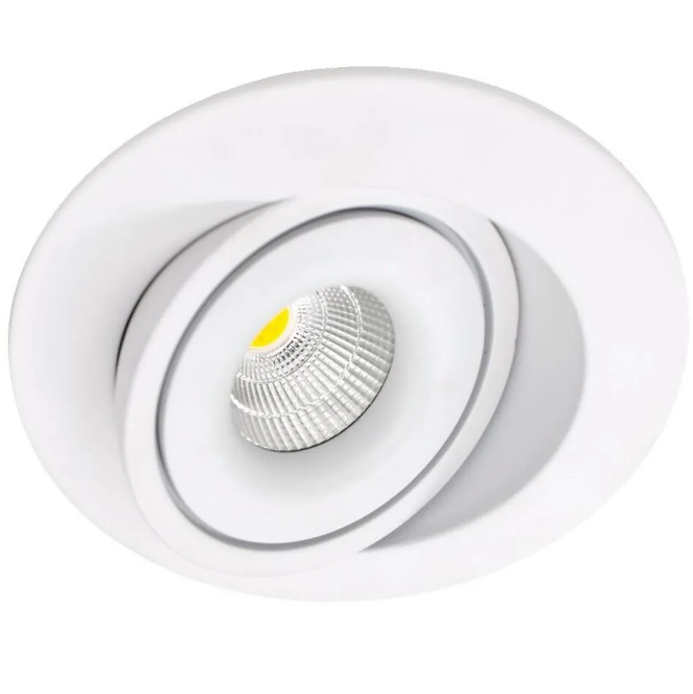 Spot encastré LED - gradable - blanc - Swing Asled