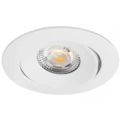 Spot encastré orientable - 5W - dimmable - noir ou blanc - Aspen ARIC