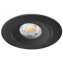 Spot encastré orientable - 5W - dimmable - noir ou blanc - Aspen ARIC