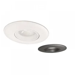 Spot LED encastrable orientable CCT POGO - blanc ou noir Asled