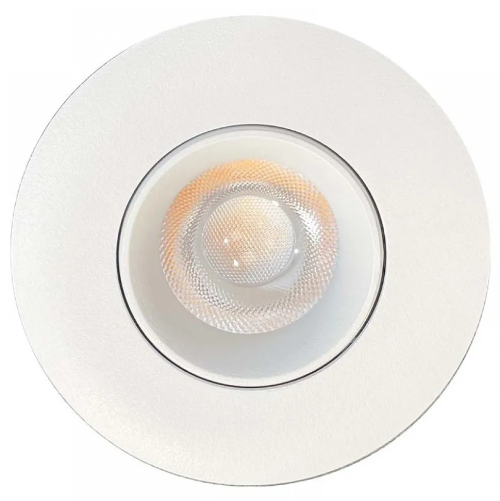 Spot LED encastrable orientable CCT POGO - blanc ou noir Asled