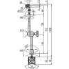 Support articulé magnétique - 352 mm MITUTOYO