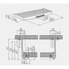 Support coulissant pour clavier et tapis de souris GTV