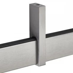 Support de barre pour penderie rectangulaire fixation sous-tablette SYNERCIA